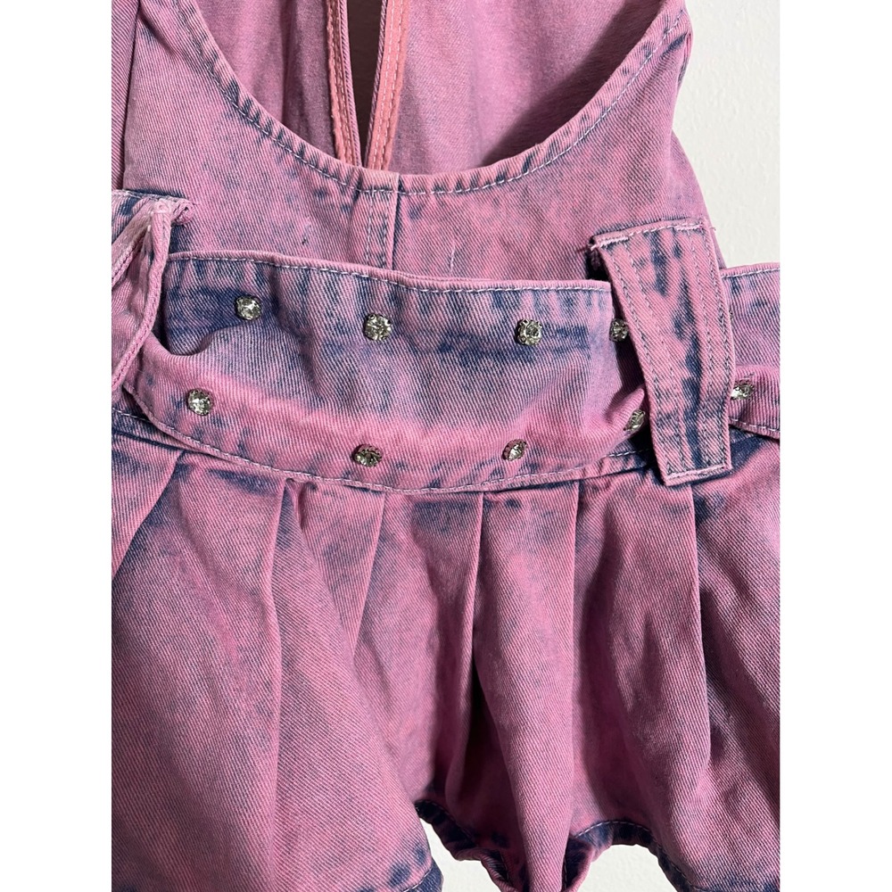 JADED LONDON Malibu Plunge Denim Mini Dress - Picture 9 of 13